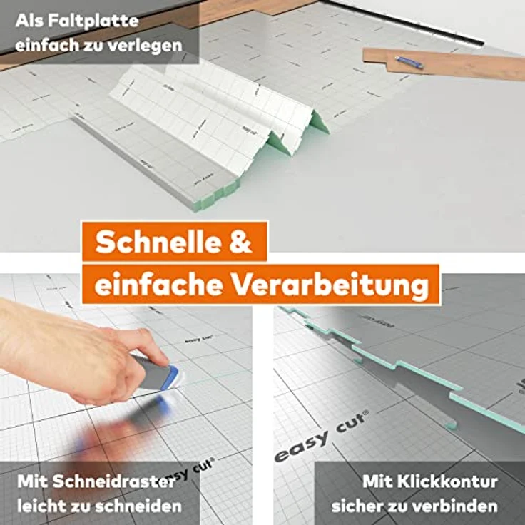 Selit Selitac Trittschalldämmung Aqua Stop Faltplatte 2,2 mm stark 1,2 x 12,5 m – Bild 5