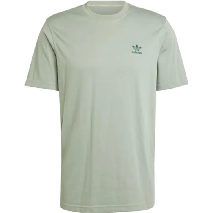 adidas Originals Poloshirt TREFOIL ESSENTIALS T-SHIRT, Bequemes Baumwolljersey T-Shirt mit Trefoil Logo, Schwarz