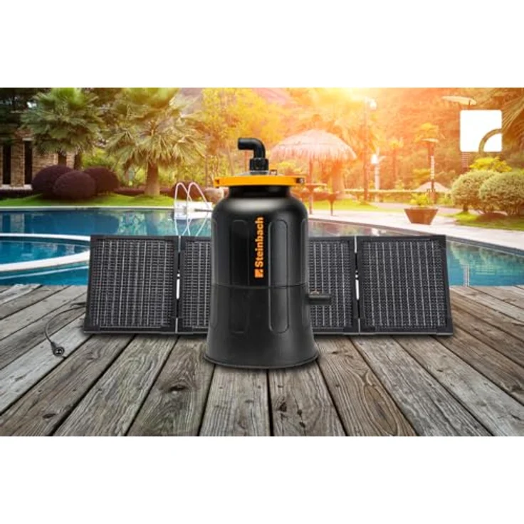 Steinbach Pool Filterpumpen Solarfilteranlage "FXS38" mit 4.500 l/h Pumpenleistung – Bild 3