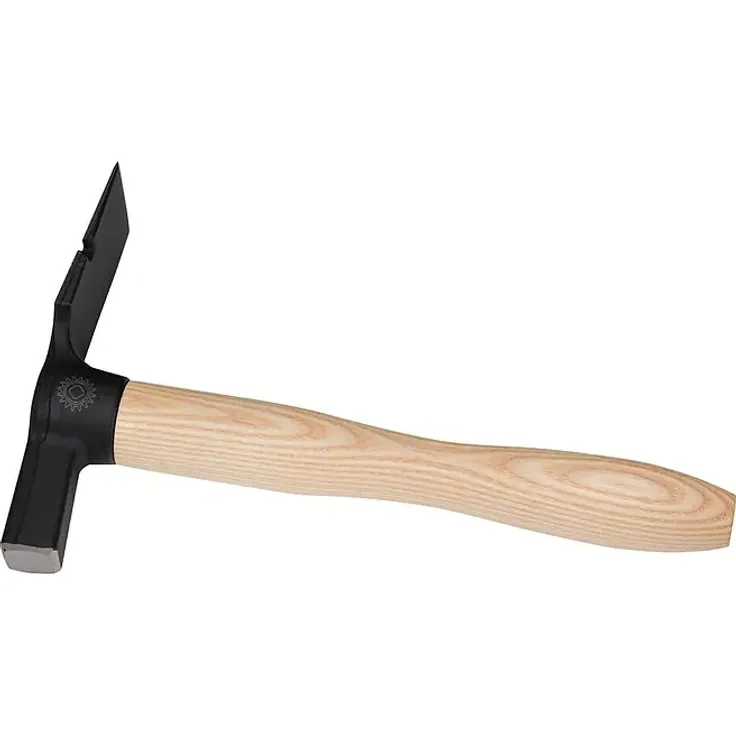 Peddinghaus Maurerhammer Berliner Form, pulverbeschichtet, 600 g, Breite: 170 mm, mit Hickorystiel und Qualitätsstahlkopf