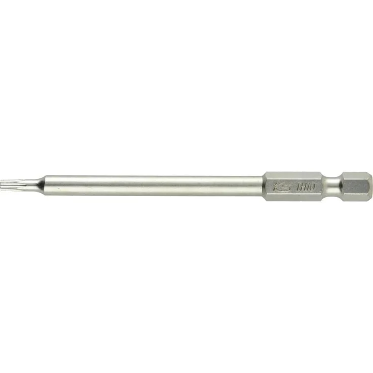 KSTOOLS 1/4' Torx-Bit T10, 89mm lang mit Bohrung aus S2 Spezialstahl
