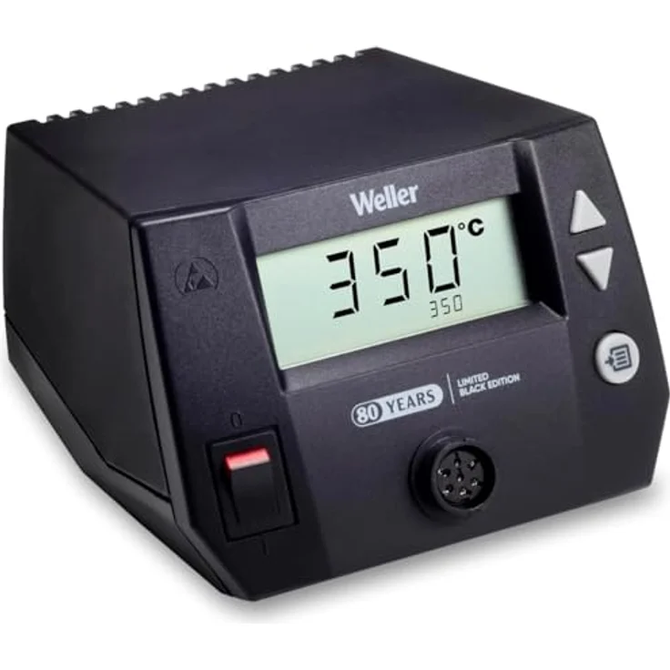 Weller WE 1010 (T0053298393), 70W Digitale Lötstation in limitierter schwarzer Edition zum 80. Jubiläum, inkl. Geschenk-Lötspitze ET-B – Bild 3