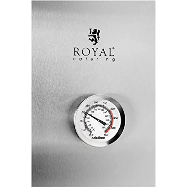 Royal Catering RC-FS1300 Räucherofen Edelstahl, 147 L, 8 Roste, für warmes und heißes Räuchern, mit Timer und Alarmfunktion – Bild 5