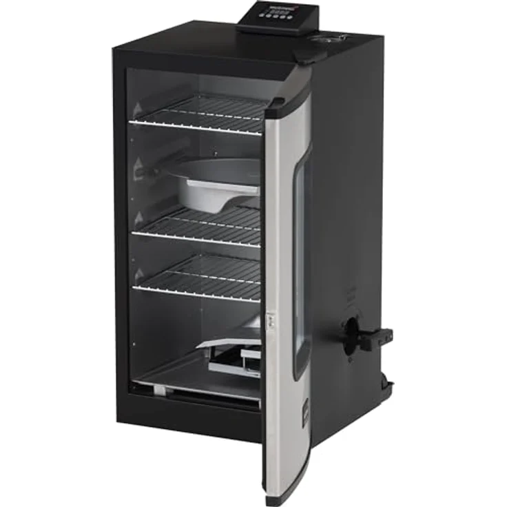 Mustang Electronic Elektrischer Rauchofen – 4 Gitter, 650W, Timer, Schutzabdeckung, Temperatur 38–137°C – Bild 2