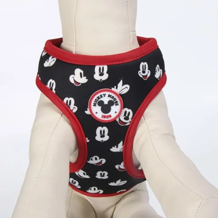 CERDÁ LIFE'S LITTLE MOMENTS Mickey Mouse Hundegeschirr, gepolstert aus 100 % Nylon, mit Schnellverschluss-Schnalle, offiziell lizenziert von Disney – Bild 3