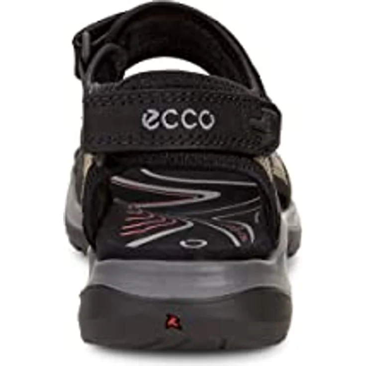 Ecco Offroad Sandals, Damen Sicherheitssandalen mit 3-fach verstellbarem Klettverschluss, Schwarz, Größe 42 – Bild 3