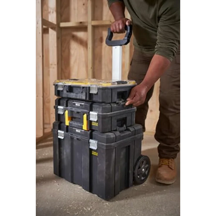 Stanley FatMax 3in1 Werkzeugtrolley FMST1-80101, Organisator, Werkzeughülle und Trolley mit 50 kg Tragfähigkeit, Aluminiumkonstruktion – Bild 3
