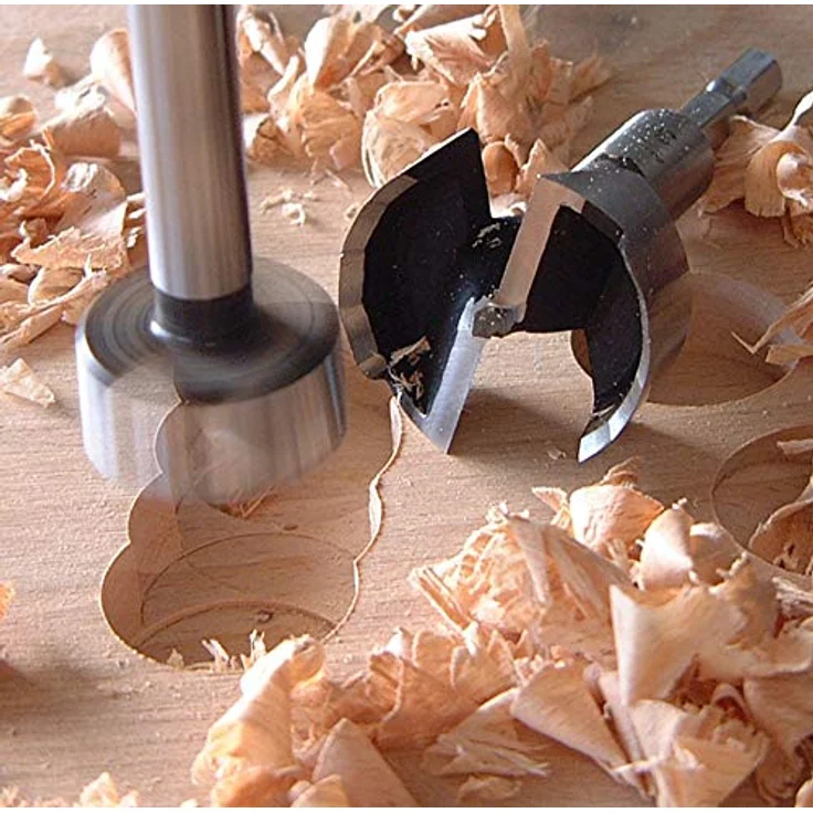 Fisch Forstnerbohrer Type 0317 Wave Cutter, Ø 32 mm, 90 mm, Premiumqualität mit Zentrierspitze und patentiertem Wellenschliff – Bild 3