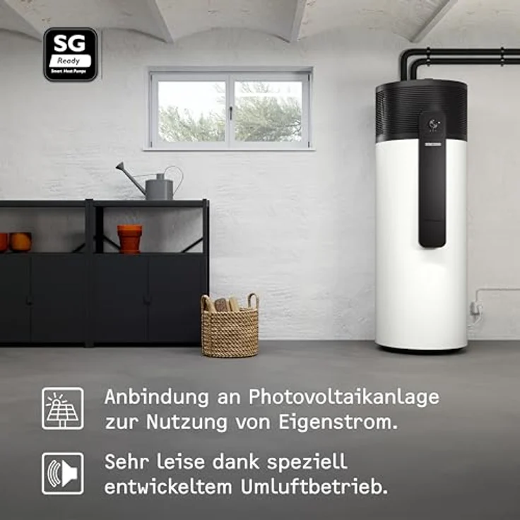 Stiebel Eltron WWK-I 300 Plus, Warmwasser-Wärmepumpe mit Nenninhalt 300l, 1903x650mm – Bild 4
