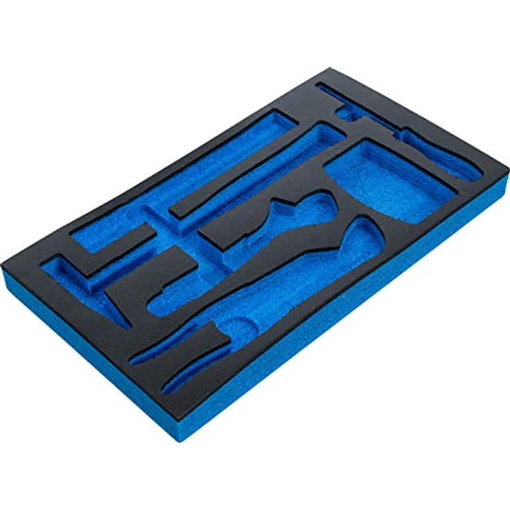 BGS Do it yourself BGS 2002-6 Schaumeinlage leer für Werkzeuggürtel, robust, 385 mm x 32 mm x 215 mm – Bild 2