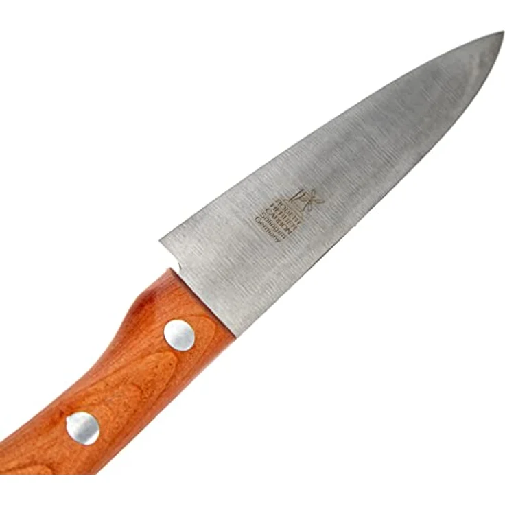 Windmühlenmesser Cuttermesser-Klinge Herder, Teppichmesser mit 13 cm Carbon-Klinge und Kirschholzgriff – Bild 2