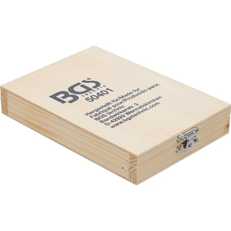 BGS TECHNIC Holzkronen-Fräsbohrer-Satz 4 - 12 mm, 6-teilig, 5-Schneiden Kronenkopf, Zentrierspitze, spezielles Wendelprofil – Bild 5