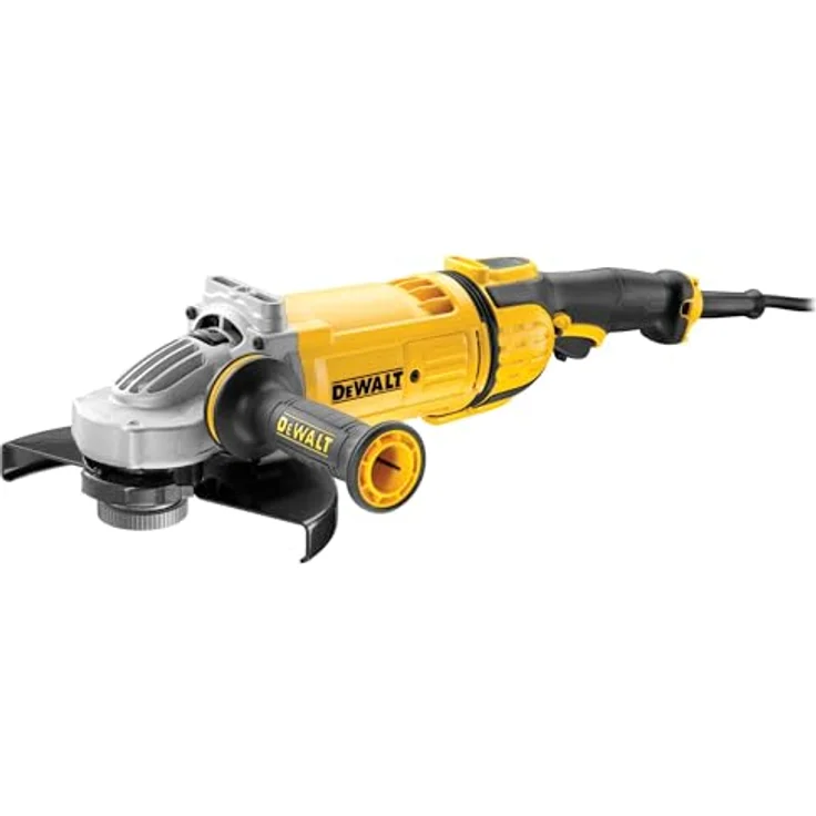 DeWalt Winkelschleifer (2,600 Watt, 230 mm Scheiben-Ã¸, austauschbare Kohlebürsten, Überlastungsschutz, Sanftanlauf, vibrationsgedämpfter drei-Postions-Zusatzhandgriff, inkl. Zubehör) DWE4579 – Bild 2
