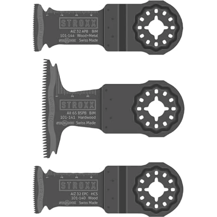 STROXX® Tauchsägeblätter 6 Stk. Starlock Set - Stichsägeblätter - Säbelsägeblätter - Sägeblätter - für Metall und Holz – Bild 1