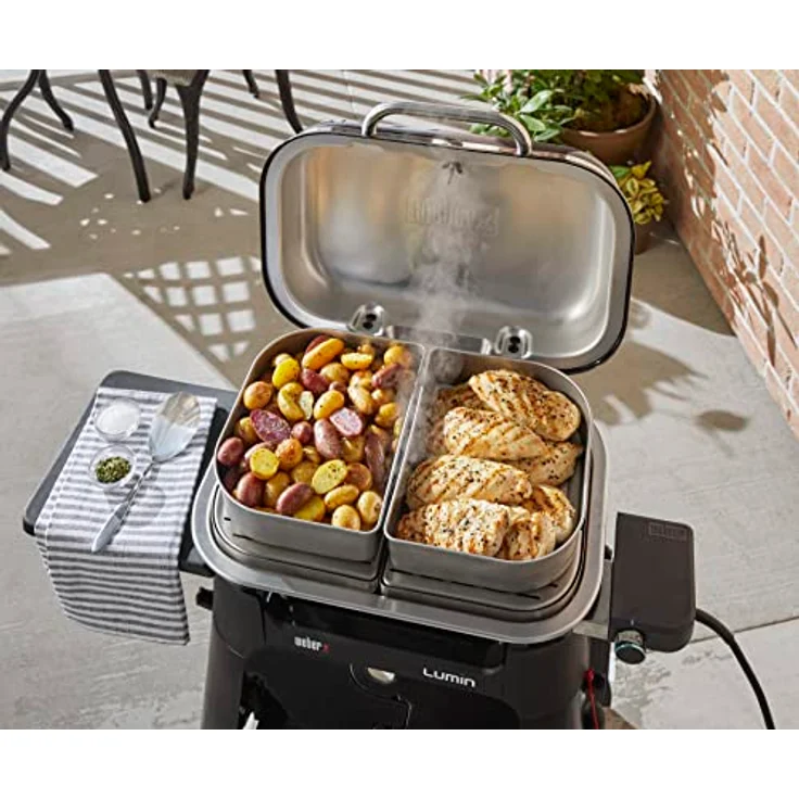Weber 6613 Lumin Compact Versatility Grill Kit, Silver – Bild 4