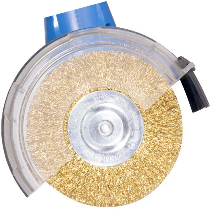 Güde 94317 GFR 401 Fugenreiniger (400 W, 890 - 1140 mm Arbeitsgriffhöhe, Werkzeugloser Bürstenwechsel) – Bild 4