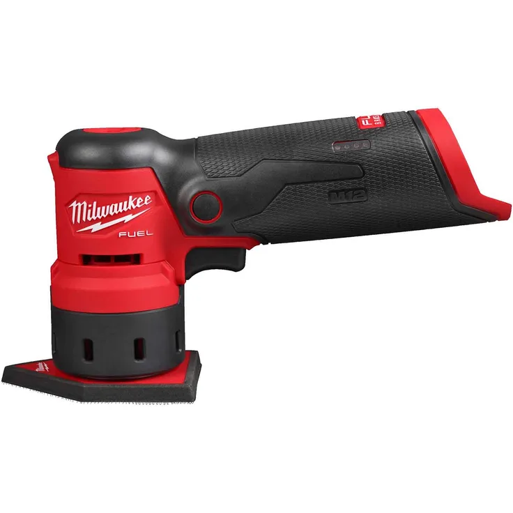 Milwaukee Akku-Punktschleifer M12 FUEL FDSS-0B, Exzenterschleifer mit pentaförmigem Schleifteller, 12V