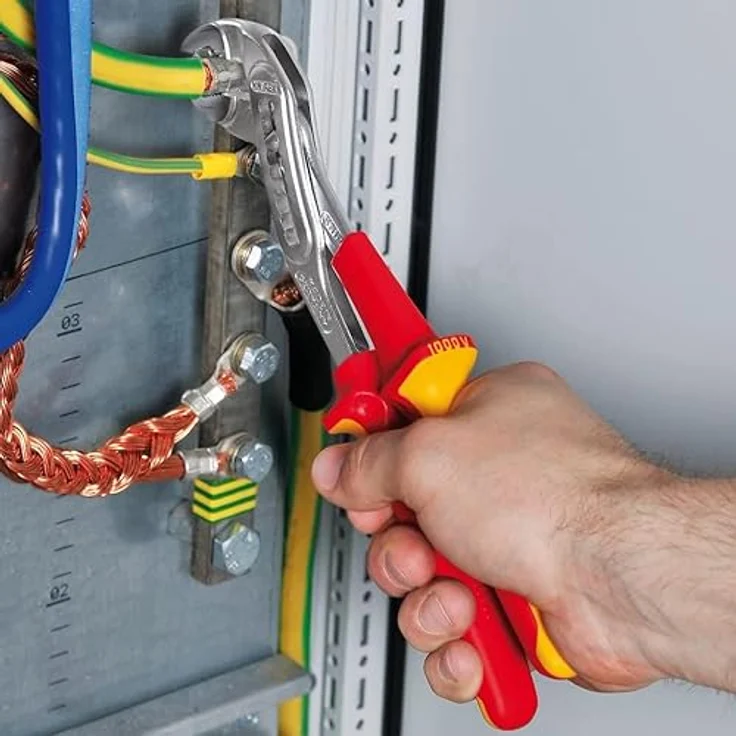 KNIPEX 88 07 250 Alligator Wasserpumpenzange tauchisoliert, verchromt 250 mm – Bild 4