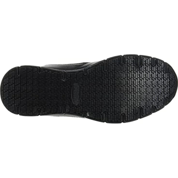 Skechers NAMPA Berufsschuh Schnürschuh für Gastronomie mit rutschfhemmender Laufsohle in Schwarz – Bild 4