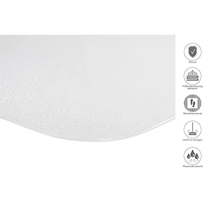 Bodenschutzmatte Bodenschutz 90x120 cm Unterlage - transparent – Bild 4