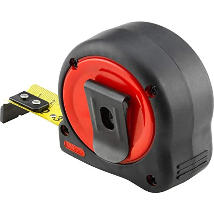 Sola SOLA PROTECT M - Bandmaß magnetisch 5m/25mm, robust mit Gürtelclip, gelb mit mm Skala, Genauigkeitsklasse II, beweglicher Endhaken – Bild 2