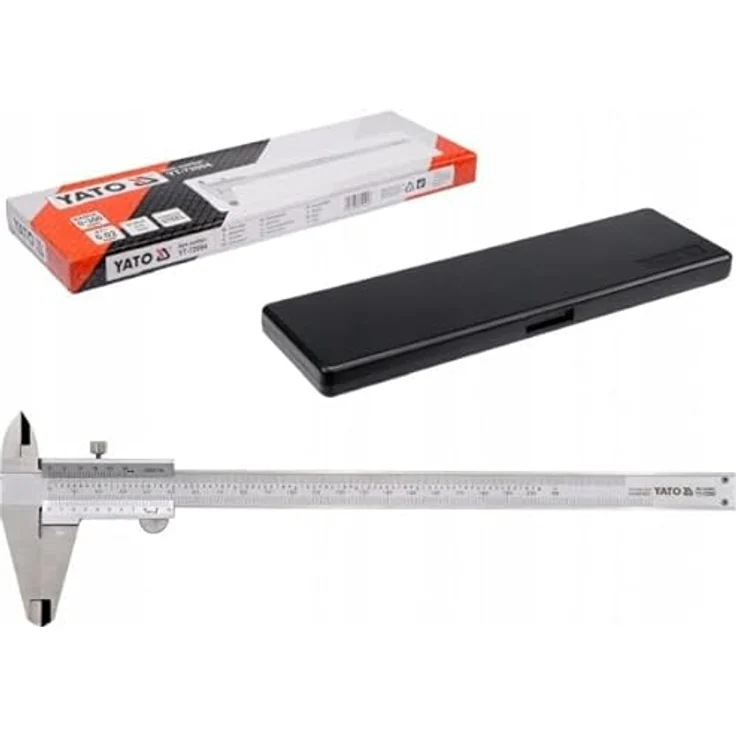 YATO YT-72004 Analoges Messgerät, Messschieber aus rostfreiem Stahl, imperial und metrisch, 30 cm Messintervall – Bild 3