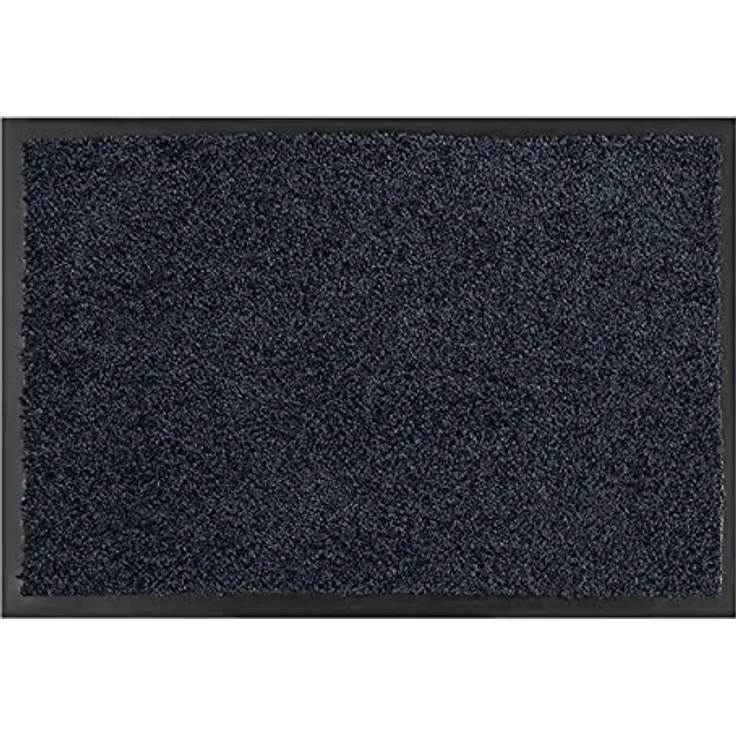 ASTRA hochwertige Schmutzfangmatte – waschbare Fußabstreifer – robust – langlebige Fußabtreter – für den Indoorbereich – schwarz – 60 x 90 cm