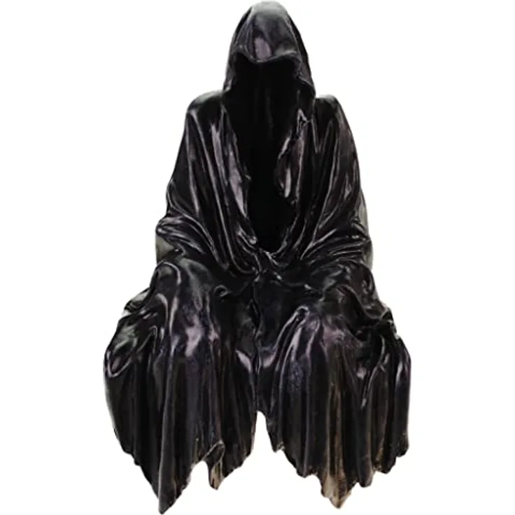 Kantenhocker Sensenmann Grim Reaper ohne Gesicht 23 cm schwarz Figur