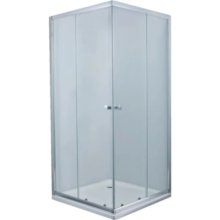 Primaster Duschkabine Eckeinstieg Easy 5'' ''80 x 80 cm Klarglas''''