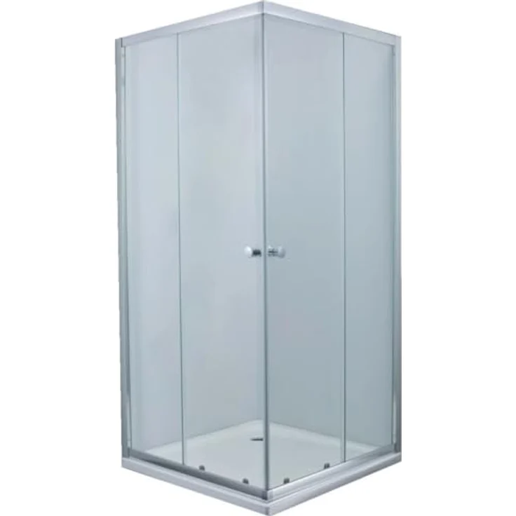 Primaster Duschkabine Eckeinstieg Easy 5'' ''80 x 80 cm Klarglas'''' – Bild 1