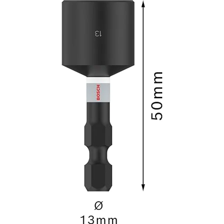 Bosch PRO Impact Steckschlüssel-Bit-Einsatz 13 mm (1/4') aus modifiziertem Stahl mit Laser-Markierungen – Bild 3