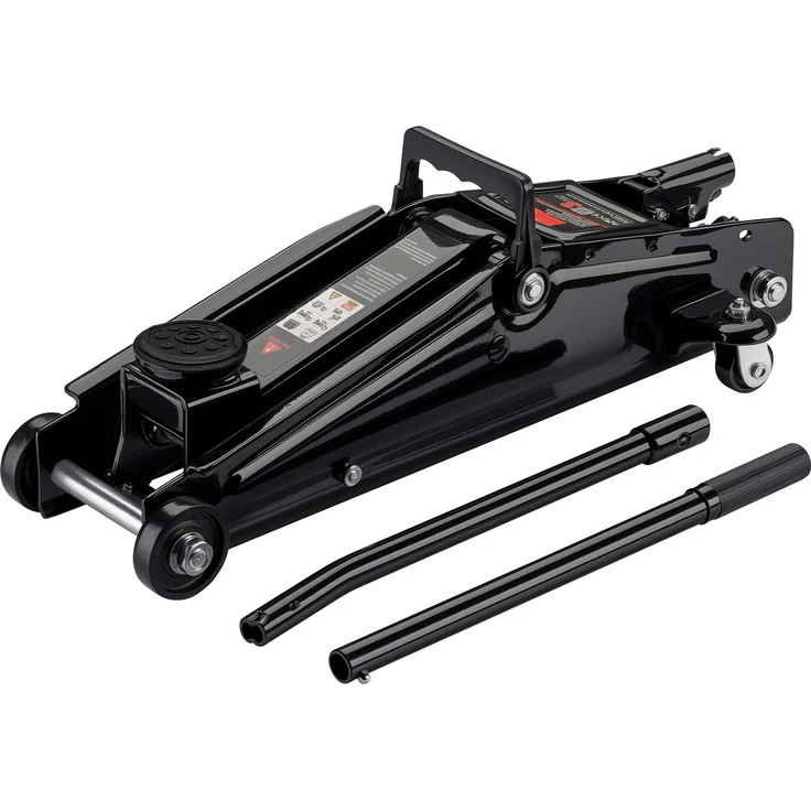 Wiltec Rangierwagenheber hydraulisch 3t, Hubhöhe 13,5-40 cm, kompakt und robust, in Schwarz