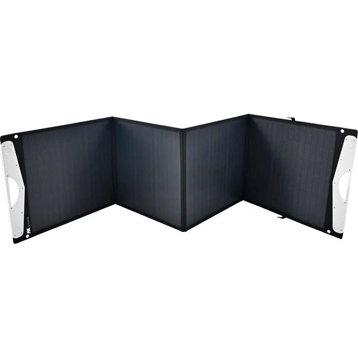 a-TroniX PPS Solar Bag Vario 200W, faltbares Solarpanel mit USB-Anschluss für Camping und Outdoor, 5 x 50W Monokristallin