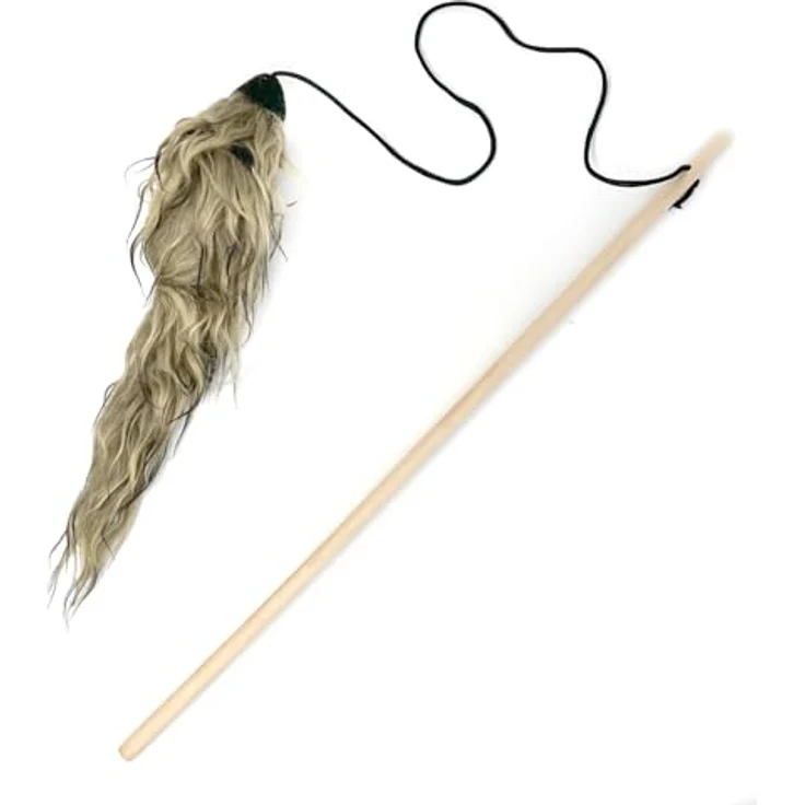 Aumüller Katzenspielangel WOOZLE - Mini-Version mit Katzenminze und Silver Vine, blau – Bild 1