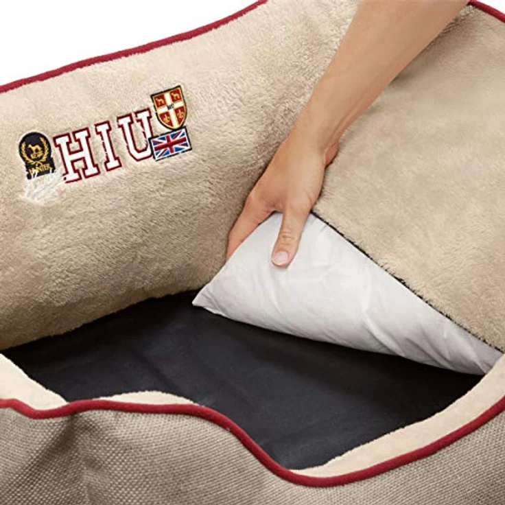 Hunter University Hundesofa beige L - 100 x 80 cm – Bild 3