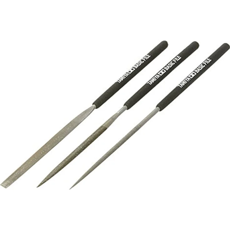 TAMIYA 300074104 - Basic Feilenheft Plastik-RC, 3-teilig – Bild 2