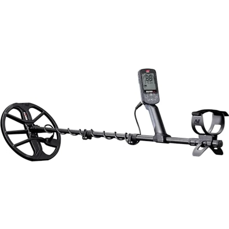 Minelab Equinox 900, Multifrequenz Metalldetektor mit 119-Zielidentifikation, wasserdicht bis 5 m, inkl. Bluetooth-Kopfhörer und 2 Suchspulen – Bild 1