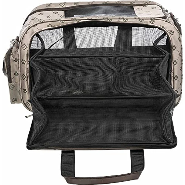Trixie Tasche Maxima erweiterbar 33x32x54 cm beige-braun – Bild 5