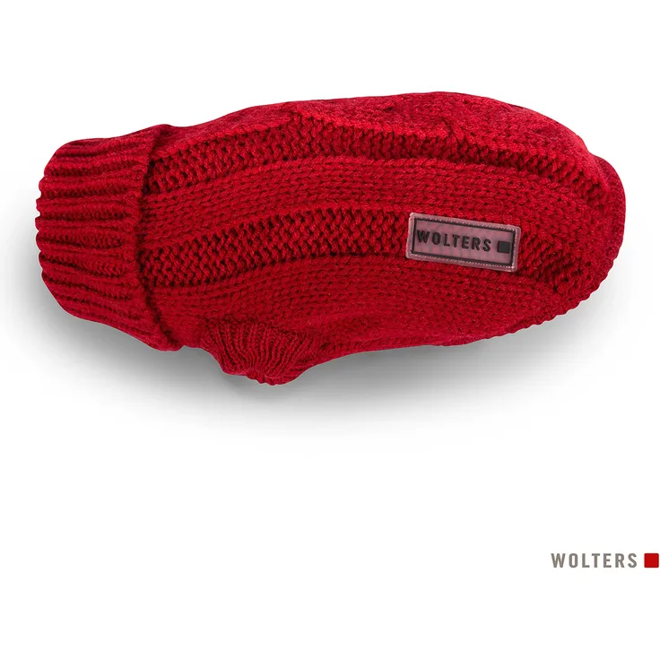 Wolters Hundepullover Strickpullover Zopf, für Hunde, in verschiedenen Größen, zeitloses Zopf-Strick-Muster, Rollkragen, pflegeleichtes Polyester, Farbe: nicht spezifiziert