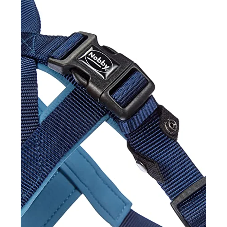 Nobby Norwegergeschirr Classic Preno, blau / blau L: 50-64 cm + 42 cm, B: 25/35 mm, 1 Stück – Bild 5