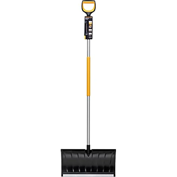 Fiskars X-series Schneeschieber, 53 cm Arbeitsbreite mit ergonomischem D-Griff und verstärktem Metallblatt – Bild 6