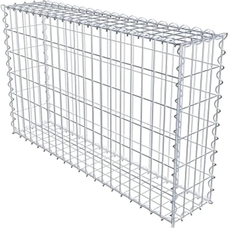 Gabiona Gabione 100 cm x 60 cm x 20 cm (L x H x T), Maschenweite 5 cm x 10 cm, Spirale – Bild 3