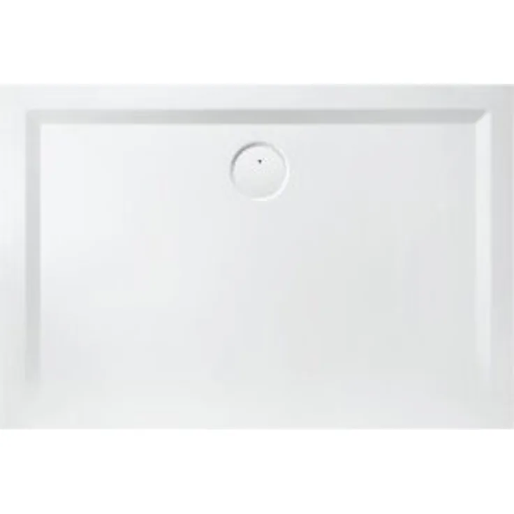 Hoesch 4177xA.010 DW Muna 900x800x30 ohne, Badewanne mit Solique Material in Weiß