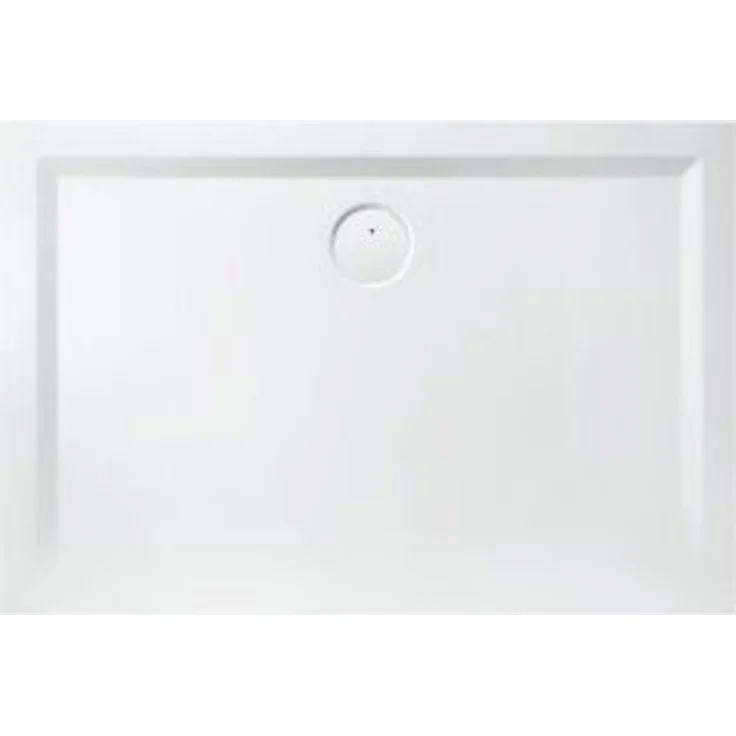 Hoesch 4177xA.010 DW Muna 900x800x30 ohne, Badewanne mit Solique Material in Weiß