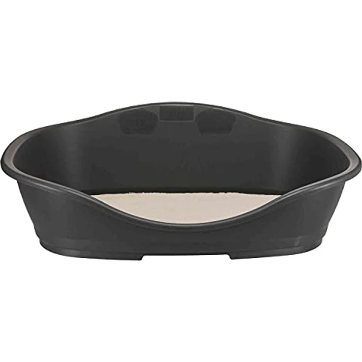 Trixie 38861 Kunststoffbett Sleeper, Gr. 6: 117 × 77 cm, dunkelgrau – Bild 1