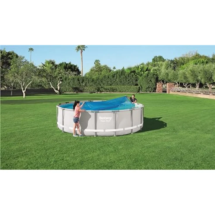 Bestway SolarAbdeckplane, für Fast Set und Frame Pools Ø462 cm – Bild 3