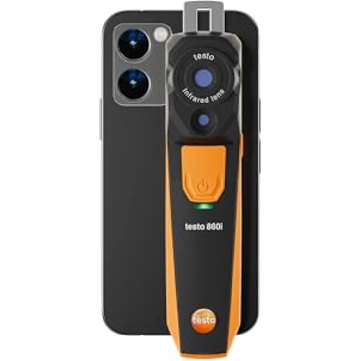 Testo 860i Schimmel-Set, Luftfeuchtemessgerät mit Wärmebildkamera und Hygrometer, 0% rF - 100% rF, inklusive Transporttasche – Bild 4
