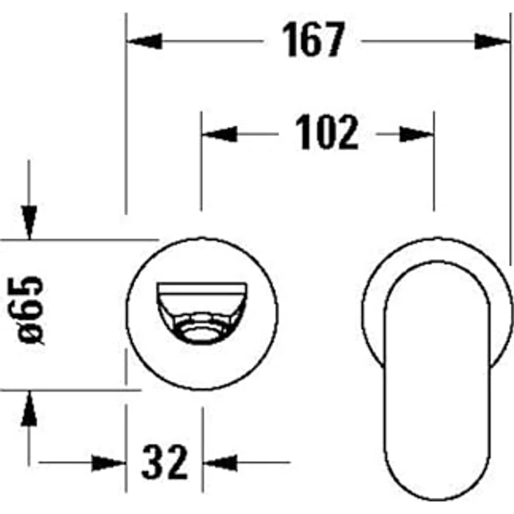 Duravit Wave Einhebel-Waschtischmischer, 202 mm Ausladung, Keramikkartusche, ohne Ablaufgarnitur, WA10700040 – Bild 6
