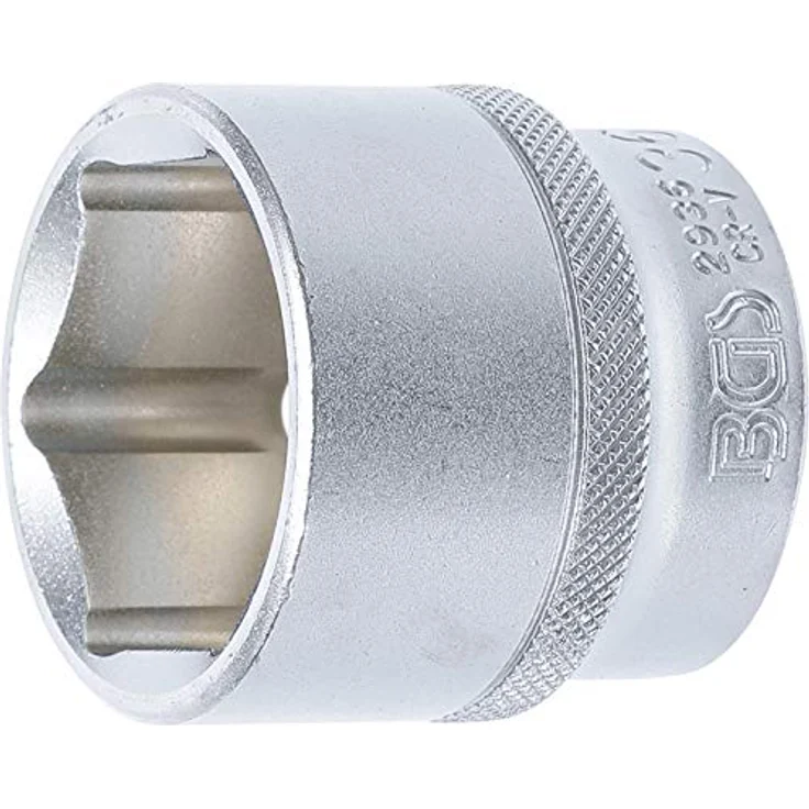 BGS technic Bohrer- und Bitset 2936, 1/2" Innenvierkant, Chrom-Vanadium-Stahl, verchromt, matt, 36 mm Schlüsselweite – Bild 1