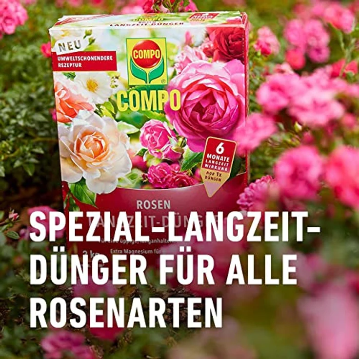 Compo Rosen Langzeit-Dünger neu, 2 kg – Bild 3